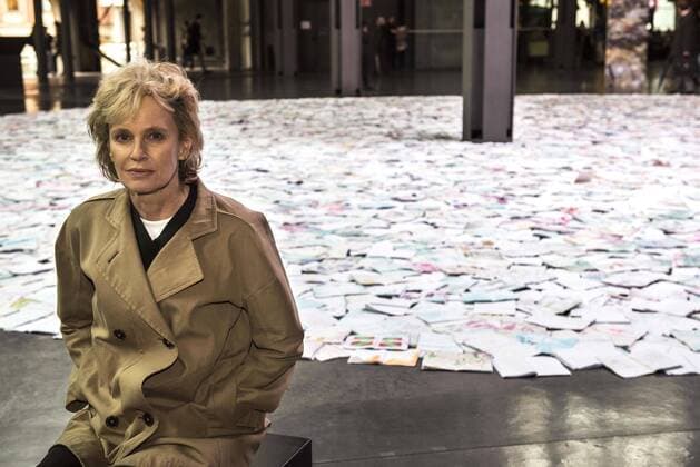 US novelist and essayist Siri Hustvedt poses for photographers during press conference several hours before she takes part in the second day of International Literature Festival Gutun Zuria in Bilbao, Basque Country, northern Spain, 26 April 2017. US writer Siri Hustvedt takes part in the International Literature Festival !ACHTUNG: NUR REDAKTIONELLE NUTZUNG!  Copyright: xMiguelxTonax 20170426-636288149044647726