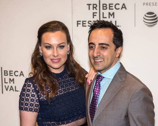 Cast member Amir Talai and his wife Nina Manni arrive to attend the World Premiere of The Circle at the 2017 Tribeca Film Festival in New York on April 26, 2017. Photo by Enrique Shore Cordon Press  EnriquexShore Amir Talai and his wife Nina Manni arrive to attend the World Pr