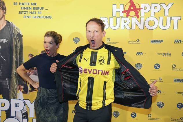 Anke Engelke und Wotan Wilke Moehring bei der Premiere des Kinofilms Happy Burnout im Cinemaxx Dammtor. Hamburg, 26.04.2017 Foto:xgbrcix xFuturexImage