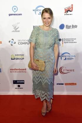 Nova Meierhenrich bei der Verleihung des Deutschen Computerspielpreises 2017 im WECC Westhafen Event & Convention Center. Berlin, 26.04.2017 Foto:xF.xKernx xFuturexImage