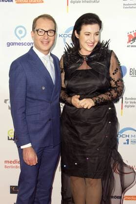 Alexander Dobrindt und Dorothee Bär bei der Verleihung des Deutschen Computerspielpreises 2017 im WECC Westhafen Event & Convention Center. Berlin, 26.04.2017 Foto:xF.xKernx xFuturexImage
