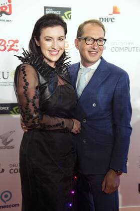 Dorothee Bär und Alexander Dobrindt bei der Verleihung des Deutschen Computerspielpreises 2017 im WECC Westhafen Event & Convention Center. Berlin, 26.04.2017 Foto:xF.xKernx xFuturexImage