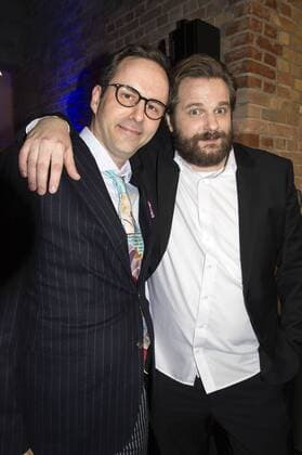 Kurt Krömer und Gronkh Erik Range bei der Verleihung des Deutschen Computerspielpreises 2017 im WECC Westhafen Event & Convention Center. Berlin, 26.04.2017 Foto:xK.xWernerx xFuturexImage
