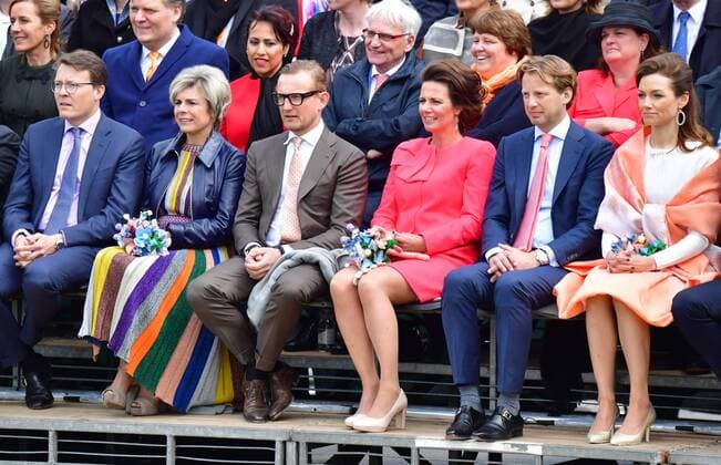 27-04-2017 Tilburg Dutch royal family during Kingsday ( Koningsdag) in Tilburg. Prince Constantijn and Princess Laurentien Prince Bernhard and Princess Annette Prince Floris and Princess Aimee  Copyright: xppe werfx