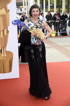 Meret Becker Roter Teppich Deutscher Filmpreis 2017 in der Messe Berlin am 28.04.2017