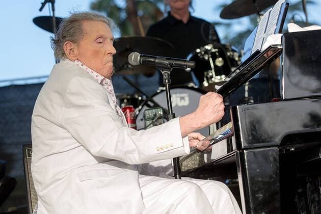 April 28, 2017 - Indio, California, U.S - JERRY LEE LEWIS during Stagecoach Music Festival in Indio, California Indio U.S. - ZUMAs135 20170428_zap_s135_038 Copyright: xDanielxDeSloverx