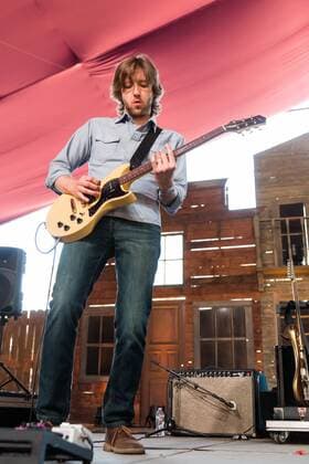 April 28, 2017 - Indio, California, U.S - CHRIS FRAME of Son Volt during Stagecoach Music Festival in Indio, California Indio U.S. - ZUMAs135 20170428_zap_s135_098 Copyright: xDanielxDeSloverx