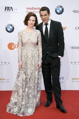 Tobias Oertel mit Begleitung bei der Verleihung des Deutschen Filmpreises 2017 in der Messe Berlin. Berlin, 28.04.2017 Foto:xF.xKernx xFuturexImage