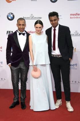 Jerry Hoffmann, Lea van Acken und Langston Uibel bei der Verleihung des Deutschen Filmpreises 2017 in der Messe Berlin. Berlin, 28.04.2017 Foto:xF.xKernx xFuturexImage