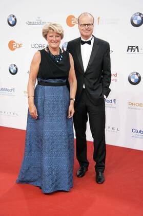 Monika Grütters mit Begleitung bei der Verleihung des Deutschen Filmpreises 2017 in der Messe Berlin. Berlin, 28.04.2017 Foto:xF.xKernx xFuturexImage