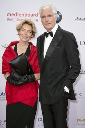 Christina Schütze und Sky du Mont bei der Verleihung des Deutschen Filmpreises 2017 in der Messe Berlin. Berlin, 28.04.2017 Foto:xF.xKernx xFuturexImage