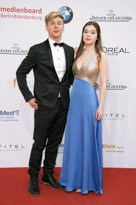 Timmi Trinks mit Begleitung bei der Verleihung des Deutschen Filmpreises 2017 in der Messe Berlin. Berlin, 28.04.2017 Foto:xF.xKernx xFuturexImage