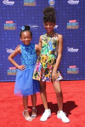 April 29, 2017 - Los Angeles, CA, United States - 29 April 2017 - Los Angeles, California - Faithe Herman, Eris Baker. 2017 Radio Disney Music Awards held at Microsoft Theater in Los Angeles. Photo Credit: AdMedia Los Angeles United States - ZUMAa123 20170429_zaa_a123_196 Copyright: xBirdiexThompsonx