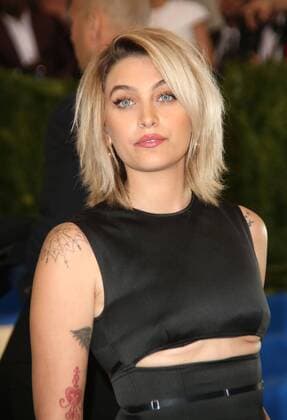 May 1, 2017 - New York, New York, U.S. - PARIS JACKSON attends the Metropolitan Museum Costume Institute Benefit celebrating the exhibition of Rei Kawakubo Comme des Garcons-Art of the In Between.Met Museum,NYC.May 1, 2017.Photos by , Photos Inc. New York U.S. - ZUMAms4_ 20170501_zaf_ms4_072 Copyright: xSoniaxMoskowitzx