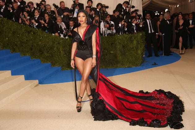 May 1, 2017 - New York, New York, U.S. - NICKI MINAJ attends the Metropolitan Museum Costume Institute Benefit celebrating the exhibition of Rei Kawakubo Comme des Garcons-Art of the In Between.Met Museum,NYC.May 1, 2017.Photos by , Photos Inc. New York U.S. - ZUMAms4_ 20170501_zaf_ms4_081 Copyright: xSoniaxMoskowitzx