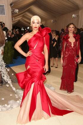 May 1, 2017 - New York, New York, U.S. - RITA ORA attends the Metropolitan Museum Costume Institute Benefit celebrating the exhibition of Rei Kawakubo Comme des Garcons-Art of the In Between.Met Museum,NYC.May 1, 2017.Photos by , Photos Inc. New York U.S. - ZUMAms4_ 20170501_zaf_ms4_095 Copyright: xSoniaxMoskowitzx