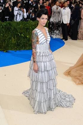 May 1, 2017 - New York, NY, United States - 01 May 2017 - New York, New York - Ruby Rose. 2017 Metropolitan Museum of Art Costume Institute Benefit Gala at The Metropolitan Museum of Art. Photo Credit: Christopher Smith AdMedia New York United States - ZUMAa123 20170501_zaa_a123_135 Copyright: xChristopherxSmith Admediax