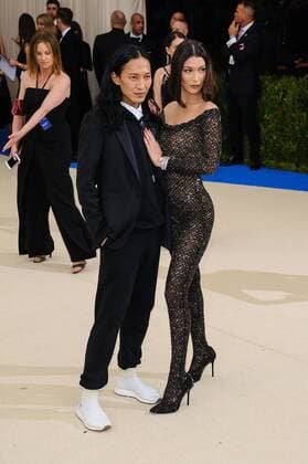 May 1, 2017 - New York, NY, United States - 01 May 2017 - Alexander Wang, Bella Hadid. 2017 Metropolitan Museum of Art Costume Institute Benefit Gala at The Metropolitan Museum of Art. Photo Credit: Christopher Smith AdMedia New York United States - ZUMAa123 20170501_zaa_a123_179 Copyright: xChristopherxSmith Admediax