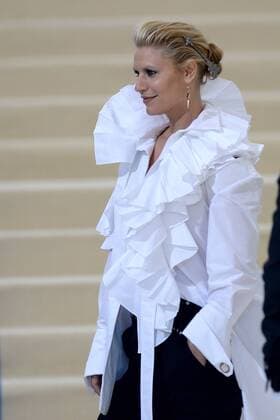 arriving at the Rei Kawakubo Comme des Garcons: Art Of The In-Between Costume Institute Gala at the Metropolitan Museum of Art Claire Danes New York United States  513444