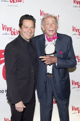 Laurent Gerra et Venantino Venantini CELEBRITES : Avnt Premiere de Vive la Crise - Paris - 02 05 2017 JBAutissier Panoramic 