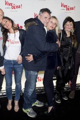 Emmanuelle Boidron Jean Marie Bigard et Florence Thomassin CELEBRITES : Avnt Premiere de Vive la Crise - Paris - 02 05 2017 JBAutissier Panoramic 