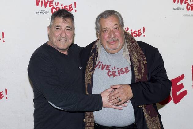 Jean Marie Bigard et Jean Claude Dreyfus CELEBRITES : Avnt Premiere de Vive la Crise - Paris - 02 05 2017 JBAutissier Panoramic 