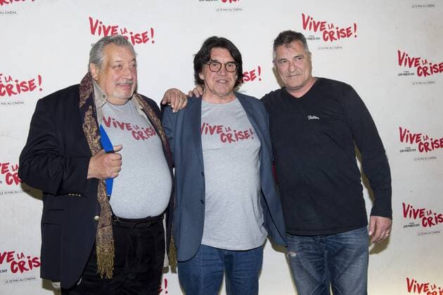 Jean Marie Bigard Jean Francois Davy et Jean Claude Dreyfus CELEBRITES : Avnt Premiere de Vive la Crise - Paris - 02 05 2017 JBAutissier Panoramic 
