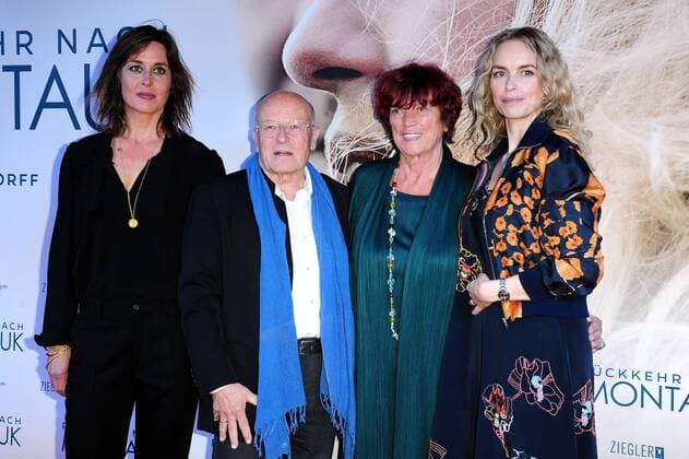 Susanne Wolff, Volker Schlöndorff, Regina Ziegler und Nina Hoss bei der Rückkehr nach Montauk Film Premiere am 3.05.2017 in München Rueckkehr nach Montauk Filmpremiere in Muenchen, 2017 