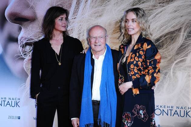 Susanne Wolff, Volker Schlöndorff und Nina Hoss bei der Rückkehr nach Montauk Film Premiere am 3.05.2017 in München Rueckkehr nach Montauk Filmpremiere in Muenchen, 2017 