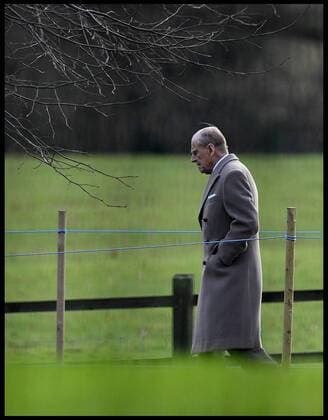 Prince Philip is to completely retire from royal duties aged 95 . 25 12 2016. Sandringham, United Kingdom. HM The Queen attends Christmas Day Service. St Mary Magdalene. HM The Queen Elizabeth II Misses the Christmas Day Service at church of St Mary Magdalene, on her Sandringham estate, Norfolk, The Duke of Edinburgh walks back Sandringham House after the first of 2 Church services at the church . xAndrewxParsonsx xi-Imagesx IIM-15034-0085