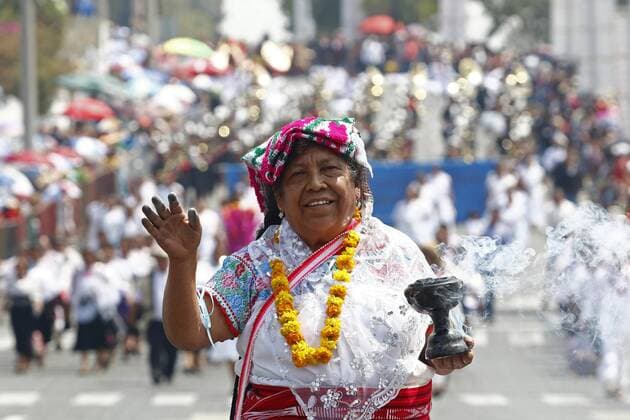 A woman participates at the civilian-military parade to commemorate the 155th anniversary of Puebla s Battle in Puebla, Mexico, 05 May 2017. The battle took place 05 May 1862 in the city between the Mexican Army and the interventionist French troops, sympathizers of archduke Maximillian of Austria. MEXICO CONMEMORATES 155TH ANNIVERSARY OF PUEBLA S BATTLE !ACHTUNG: NUR REDAKTIONELLE NUTZUNG!  Copyright: xFranciscoxGuascox PUE001 20170506-636296262708507103