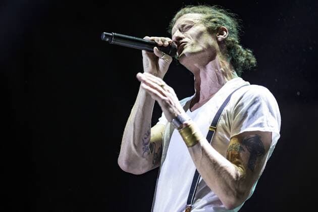 Singer David Shaw of The Revivalists perform at the 2017 Beale Street Music Festival at Tom Lee Park on May 6, 2017 in Memphis, Tennessee. USA - 2017 - Beale Street Music Festival - Day 2  Copyright: xJamiexGilliamx