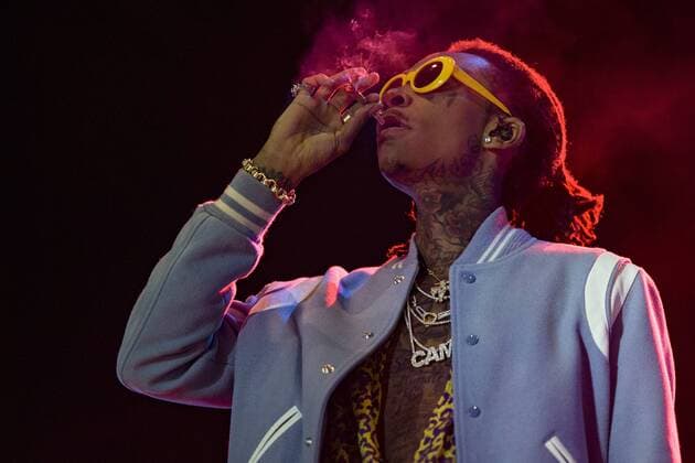 Wiz Khalifa performs at the 2017 Beale Street Music Festival at Tom Lee Park on May 6, 2017 in Memphis, Tennessee. USA - 2017 - Beale Street Music Festival - Day 2 - Wiz Khalifa  Copyright: xJamiexGilliamx