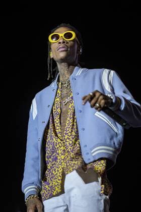 Wiz Khalifa performs at the 2017 Beale Street Music Festival at Tom Lee Park on May 6, 2017 in Memphis, Tennessee. USA - 2017 - Beale Street Music Festival - Day 2 - Wiz Khalifa  Copyright: xJamiexGilliamx