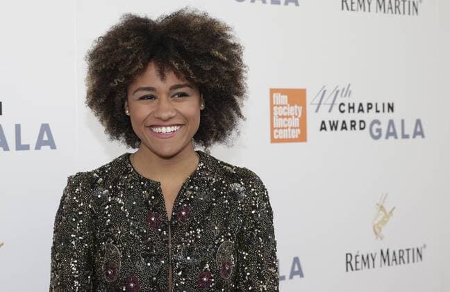 Ariana DeBose arrives on the red carpet at the 44th Chaplin Award Gala honoring Robert De Niro at David H. Koch Theater at Lincoln Center on May 8, 2017 in New York City.  NYP20170508115 JOHNxANGELILLO