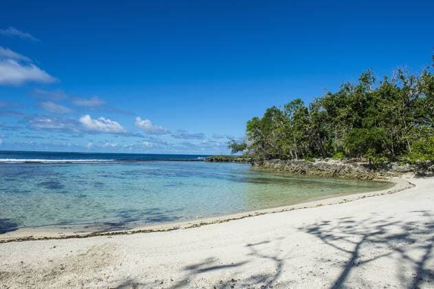 White sand beach on the north coast of Efate, Vanuatu, Pacific Copyright: MichaelxRunkel 1184-1025