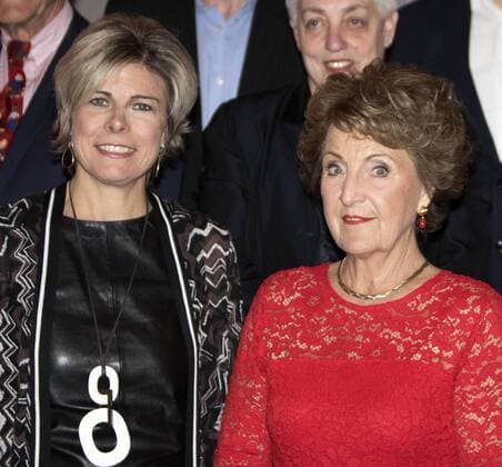 09-05-2017 Amsterdam Princess Margriet and Princess Laurentien during the award ceremony of the ECF award for culture in Paradiso in Amsterdam. Laureates this year are: musician Luc Mishalle (Brussels), visual artist Marina Naprushkina (Berlin), writer and journalist Asli Erdogan (Istanbul) and writer and scientist Navid Kermani (Cologne)  Copyright: xppe werfx