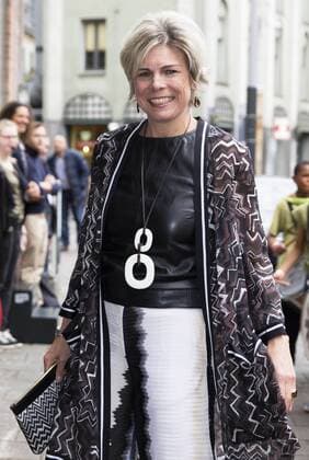 09-05-2017 Amsterdam Princess Margriet and Princess Laurentien during the award ceremony of the ECF award for culture in Paradiso in Amsterdam. Laureates this year are: musician Luc Mishalle (Brussels), visual artist Marina Naprushkina (Berlin), writer and journalist Asli Erdogan (Istanbul) and writer and scientist Navid Kermani (Cologne)  Copyright: xppe werfx