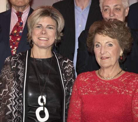09-05-2017 Amsterdam Princess Margriet and Princess Laurentien during the award ceremony of the ECF award for culture in Paradiso in Amsterdam. Laureates this year are: musician Luc Mishalle (Brussels), visual artist Marina Naprushkina (Berlin), writer and journalist Asli Erdogan (Istanbul) and writer and scientist Navid Kermani (Cologne)  Copyright: xppe werfx