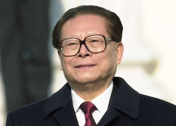 JIANG Zemin, Staatspraesident von China. Berlin, 09.04.2002, Berlin Deutschland Copyright: xChristianxPlambeckx