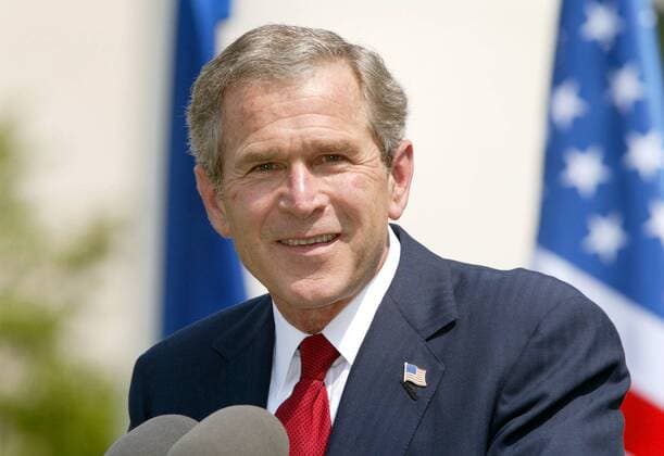 George W. Bush, Praesident der USA. Berlin, 23.05.2002, Berlin Deutschland Copyright: xThomasxKoehlerx
