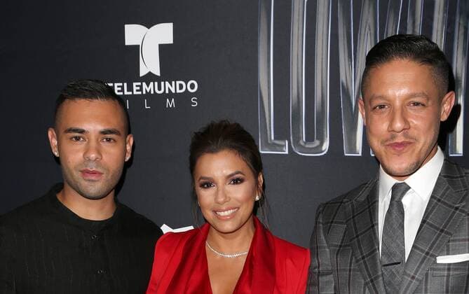 May 9, 2017 - Los Angeles, CA, United States - 09 May 2017 - Los Angeles, California - Gabriel Chavarria, Eva Longoria, Theo Rossi. Premiere Of BH Tilt s Lowriders Held at Regal LA LIVE Stadium. Photo Credit: Faye Sadou AdMedia Los Angeles United States - ZUMAa123 20170509_zaa_a123_103 Copyright: xFayexSadou Admediax