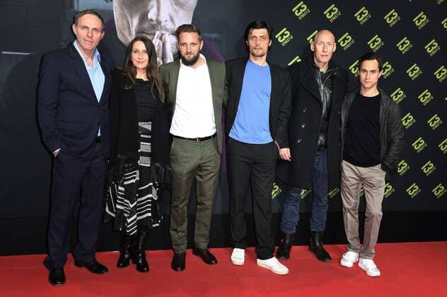 Dirk Martens, Barbara Philipp, Jano Ben Chaabane, Stipe Erceg, Detlef Bothe und Ludwig Trepte bei der Premiere der Fernsehserie Culpa - Niemand ist ohne Schuld in der Zionskirche. Berlin, 09.05.2017 Foto:xF.xKernx xFuturexImage