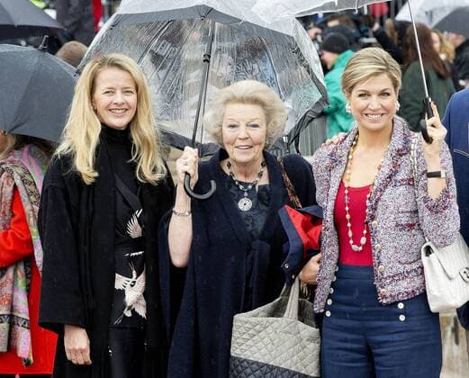 10-05-2017 Norway King Willem-Alexander and Queen Maxima and Princess Beatrix and Princess Mabel arrive for a lunch at the Royal Yacht, Norge, to celebrate the 80th birthdays of King Harald V and Queen Sonja in Oslo.  Copyright: xppe nieboerx