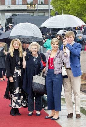 10-05-2017 Norway King Willem-Alexander and Queen Maxima and Princess Beatrix and Princess Mabel arrive for a lunch at the Royal Yacht, Norge, to celebrate the 80th birthdays of King Harald V and Queen Sonja in Oslo.  Copyright: xppe nieboerx