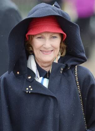 Norwegian Queen Sonja attends a luncheon to celebrate King Harald V and Queen Sonja s 80th birthdays at the Royal Yacht Norway in Oslo on May 5, 2017.  LON20170510107 RUNExHELLESTAD