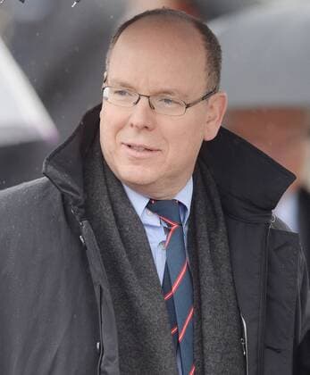 Prince Albert of Monaco attends a luncheon to celebrate King Harald V and Queen Sonja s 80th birthdays at the Royal Yacht Norway in Oslo on May 5, 2017.  LON20170510117 RUNExHELLESTAD