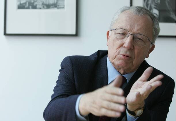 DELORS, Jaques, ehemaliger Praesident der Europaeischen Union, Berlin , 20.10.2004. , Berlin Deutschland Copyright: xUtexGrabowskyx