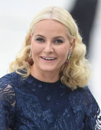 Norwegian Crown Princess Mette- Marit attends a gala banquet to celebrate King Harald V and Queen Sonja s 80th birthdays at the Opera House in Oslo on May 5, 2017.  LON20170510134 RUNExHELLESTAD