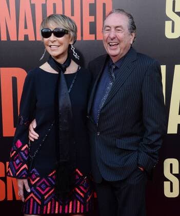 Actor Eric Idle (R) and his wifeTania Kosevich attend the premiere of the motion picture comedy Snatched at the Regency Village Theatre in the Westwood section of Los Angeles on May 10, 2017. Storyline: When her boyfriend dumps her before their exotic vacation, a young woman persuades her ultra-cautious mother to travel with her to paradise, with unexpected results.  LAP2017051057 JIMxRUYMEN